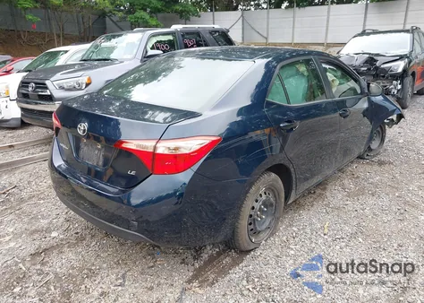 2017 Toyota Corolla Le из США, поврежденный, VIN 5YFBURHE3HP727846